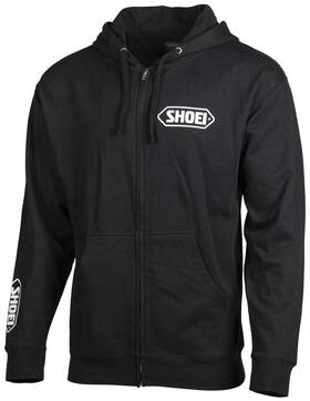 0411-2405-05 Shoei Logo Zip-up Hoodie Md Black