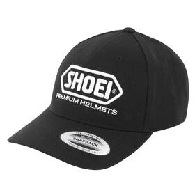 0411-6305-00 Shoei Logo Curved Bill Hat Osfa Black