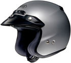 Shoei02-623 Shoei Rj Platinum Solid Helmet Xl Light Silver