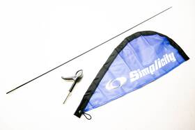 Ih021-12 Simplicity Mini Flag Kit Nos