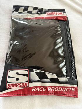 23092k Simpson Racing Profit Black Headsock Duel Eye