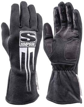 20800xk Simpson Race Products Predator Driving Gloves Sfi 3.3/5 Rated X Large Black