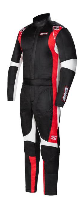 Sc02101 Simpson Racing Supercoil Suit Sfi 5 - Adult Small Black