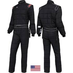4902531 Simpson Safety Lts Std 49 Sign Knit Sfi 15 Xxl Black Racing Suit