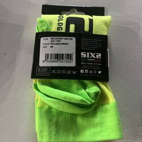 Sixs 032896027542 Six2 Recovery Socks Compressive Class Size Xs Yellow Green New