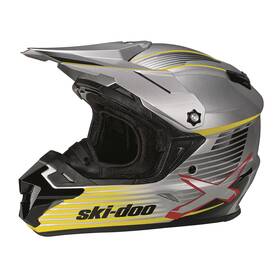 4484120408 Ski-doo Xp-3 Pro Cross X-team Snow Helmet Silver Sm