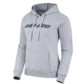 4545950627 Ski-doo New Oem Womens Medium Heather Gray Signature Hoodie