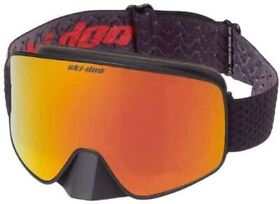 4486990017 Ski-doo Edge Goggles Uv Unisex Lava Red O S