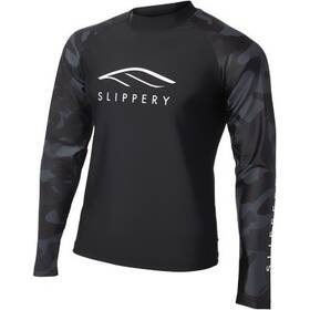 3250-0129 Slippery Rashguard Long Sleeve Black Camo - Mens Size Small