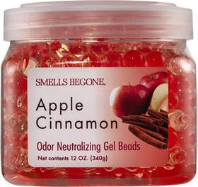 52812 Smells Begone Odor Eliminator Gel Beads 12 Ounce Pack Of 1 Apple Cinnamon