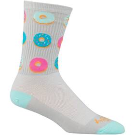 Sockguy 602573088487 Crew Glazed Socks - 5 Inch Gray Large/x-large Crglazed L