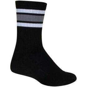 Sockguy 602573794746 Throwback Sgx Socks - 6 Inch Large/x-large X6throwbackblack L