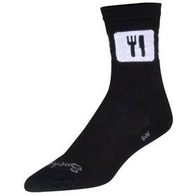 Sockguy 602573795514 Crew Repeats Socks - 6 Inch Black Small/medium Crrepeats