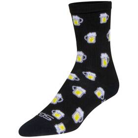 Sockguy 602573795774 Sgx Pints Socks - 6 Inch Black Small/medium X6pints