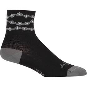 Sockguy 875621001084 Classic Chains Socks - 3 Inch Black Small/medium Sgcha S
