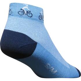 Sockguy 875621001558 Classic Womens Ponytail Socks - 1 Inch Blue Small/medium Lpony