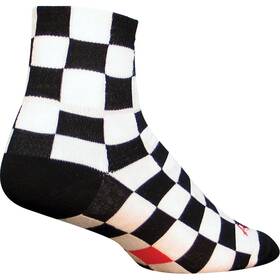 Sockguy 875621005860 Classic Ridgemont Socks- 3 Inch Black/white Checker Small/medium Ridge