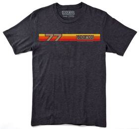 Sp02010ch5xxl Sparco For T-shirt Rally Tri Charcoal Xxl