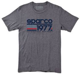 Sp02900gr3l Sparco For T-shirt Vintage 77 Gry Lrg