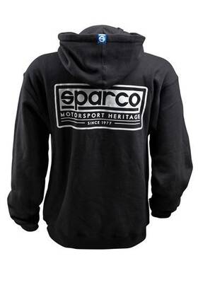 Sp03200nr5xxl Sparco For Swtshrt Hooded Heritage Blk Xx