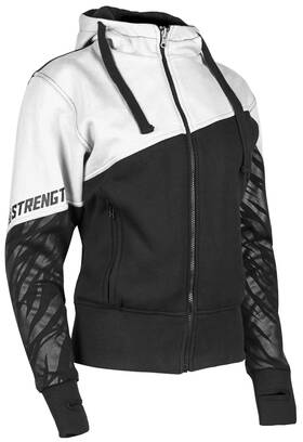1106-1403-0954 Speed & Strength And Cat Outa Hell 2.0 Womens Armored Hoody Lg Whi