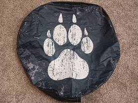 Tire-cmpnov155 Sport Covers Spare Tire Cover / Paw Print Fits Jeep Many Vehicles New Out Of Package