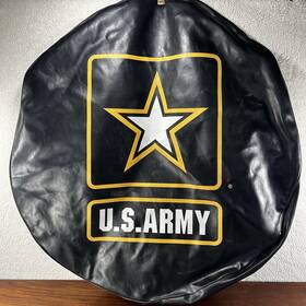 Tirecvr-p678 Sport Covers Us Army Spare Tire Cover 30 Inch X 10 With Adjustable Closure Rings