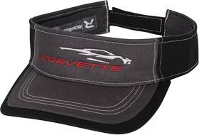 Sr1 Performance 810095874949 2020 Corvette Gesture Visor - C8 Next Generation Hat One Size Black/gray