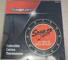 Ssx15p121 Snap On Tools Round Wall Thermometer Fahrenheit Nib Metal Glass