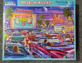 1495pz Stangstuff Puzzle - Drive-in Movie Mustangs And More 1000 Quality Pieces Free Usa Ship