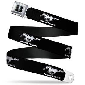 Fm-wfm001 Stangstuff Mustang Seatbelt Belt - Running Horse Style See 100s More In Our Store
