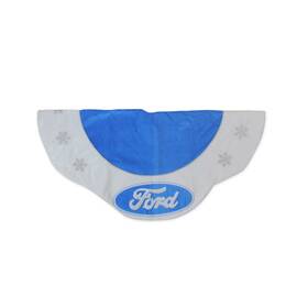 Nl-03997 Stangstuff Ford Blue Scalloped Christmas Tree Skirt - Large 45.5 In