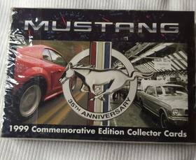 Ssx-1999mcc Stangstuff Vintage 1999 Ford Mustang 35th Anniversary Commemorative Collector Cards Sealed