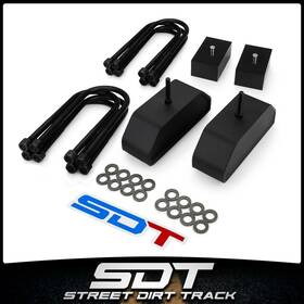Sdt-llk-1931 Street Dirt Track 3.5 Inch Front Lift 2 Rear Block Kit For 1999-2004 Ford F250 F350 Super Duty 4wd