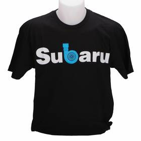 200271328 Subaru New Oem Gear Boost Tee Size Small Black Pre-shrunk 100% Combed Cotton