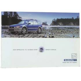 Msa5m0401a Subaru Oem New 2004 Impreza Rs/ts/outback Sport Owners Manual