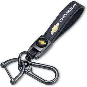 7720117 Sucoines Genuine Leather Car Keychain Compatible With Chevy Silverado Colorado For-x