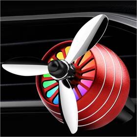 Suvnie-1233vc Suvnie Car Air Freshener Vent Clip Force Propeller Shape Auto Red