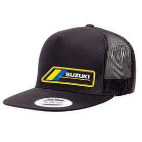 990a0-17161 Suzuki Team Mx Supercross Black Race Baseball Cap One Size
