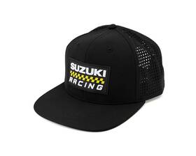 990a0-17213 Suzuki Racing Hat Mesh Back Black