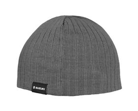 990a0-17180 Suzuki S Line Knitted Beanie Gray