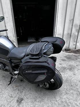 Hta067408030 Sw-motech Saddlebags And Saddlebag Dividers For 2013 Yamaha Fz8