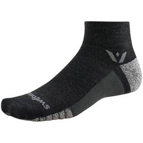 2x040zz-l Swiftwick Flite Xt Trail Two Socks - 2 Inch Coal Large