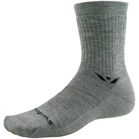 6b054lz-s Swiftwick Pursuit Hike Light Cushion Wool Socks - Weight Heather Small