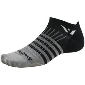 Swiftwick Zbgb0zz-x Pursuit Zero Wool Socks - Stripes Heather Black Xl