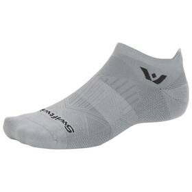 Zct0055-x Swiftwick Aspire No Show Socks - Circuit Pewter Xlarge