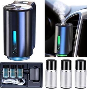 Tagysh 9144674681354 Smart Car Air Freshener Diffuser Rechargeable Cars Grey