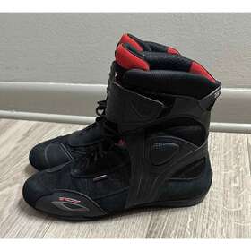 9535-cube Tcx X-cube Air Street Motorcycle Shoes/boots Black And Red Mens Sz 11