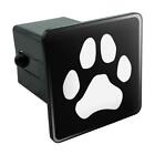 Th.200.z000224 Graphics And More Paw Print Dog Cat White On Black