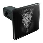 Th.qqbcrjbst.z002245 M Unbranded Carved Faith Freedom Religion Steer Skull Tow Trailer Hitch